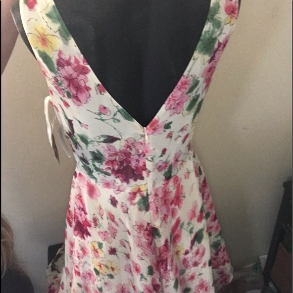 Lapis silk dress fully lined..subtle crinoline - Picture 2 of 8